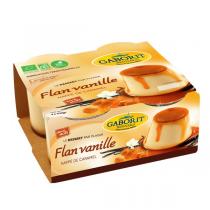 Gaborit - Flan vanille nappé caramel 4x100g