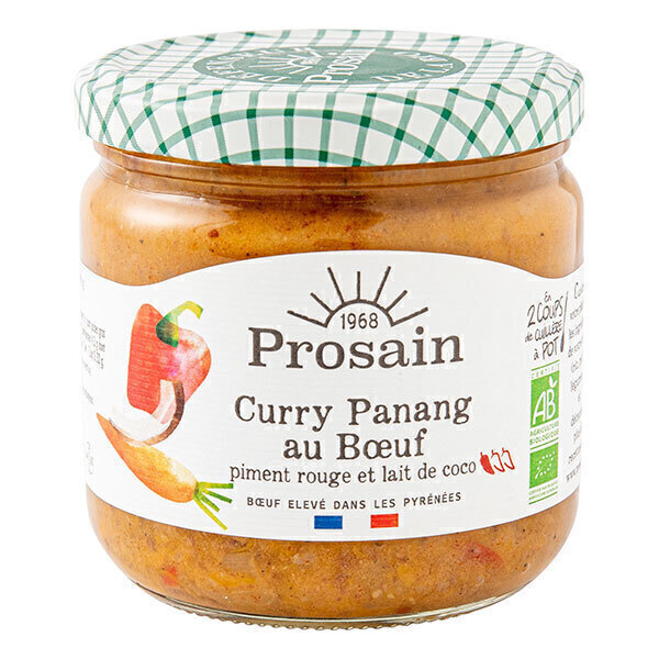 ProSain - Curry Panang au boeuf piment rouge et lait de coco 350g