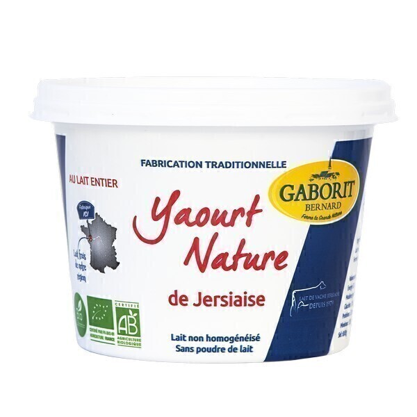 Gaborit - Yaourt nature au lait entier 500g