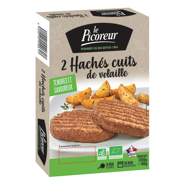 Le Picoreur - Haché Cuit de Volaille 180g Le Picoreur - Haché Cuit de Volaille 180g