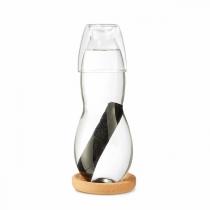 Black & Blum - Carafe d'eau en verre Personal Carafe avec charbon 80cl