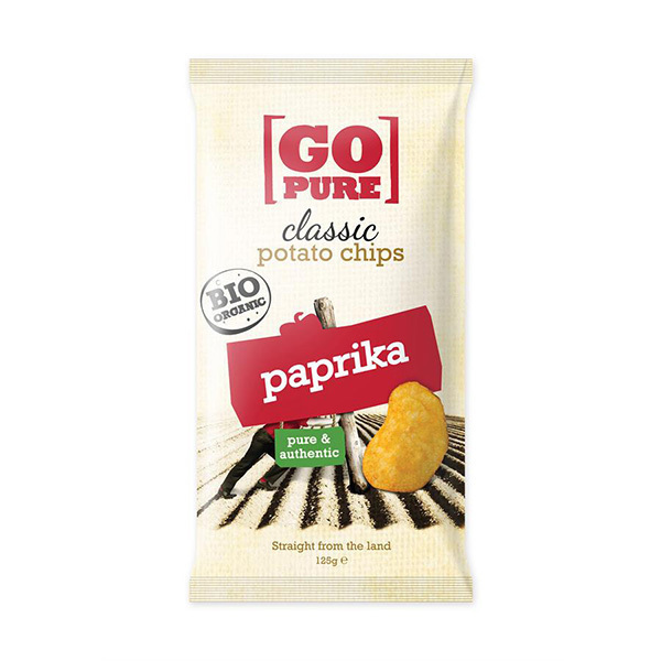 Go Pure - Chips Paprika 125g