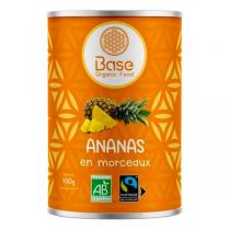 Base Organic Food - Ananas en morceaux 400g