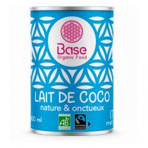 Base Organic Food - Lait de coco King Coconut 40cl