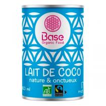 Base Organic Food - Lait de coco nature 17% MG 40cl