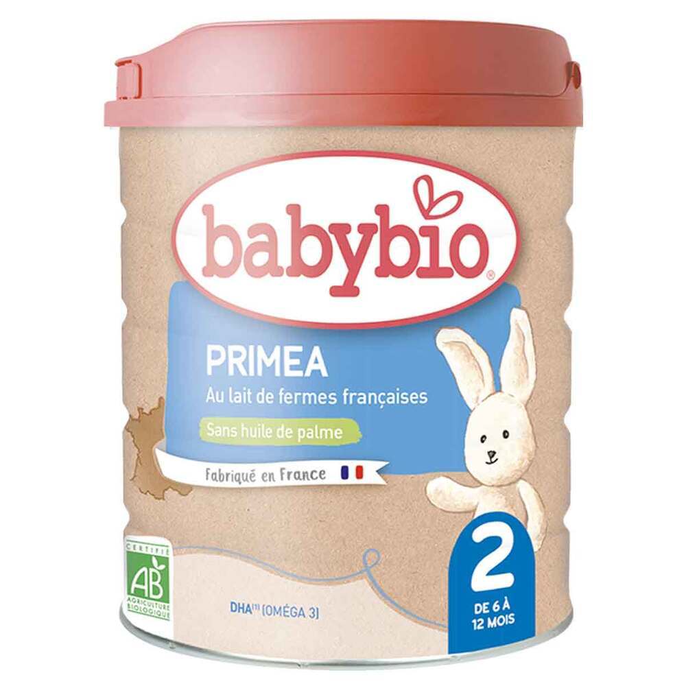 Babybio - Primea 2 lait de suite bio 6 -12 mois 800g