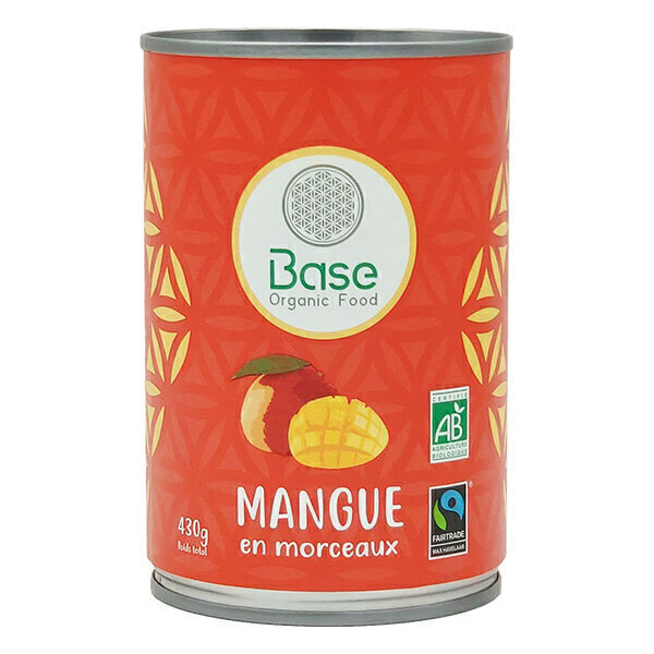 Base Organic Food - Mangue en morceaux 400g Base Organic Food - Mangue en morceaux 400g