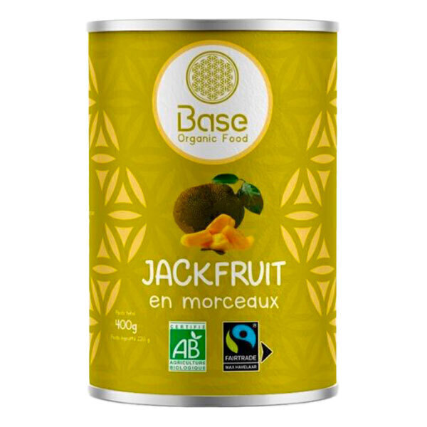 Base Organic Food - Fruit du Jacquier en morceaux jackfruits 400g
