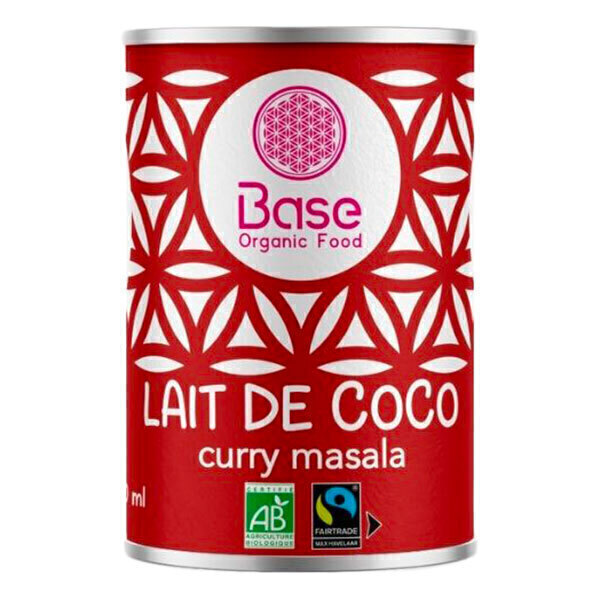 Base Organic Food - Lait de coco curry massala 40cl