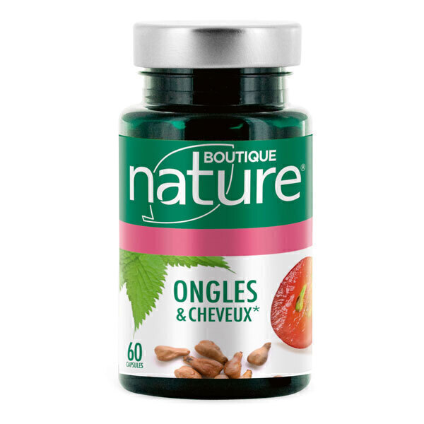 Boutique Nature - Ongles & Cheveux 60 capsules marines