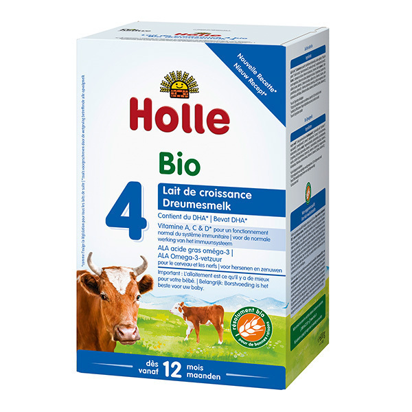 Holle - Lot 6 x Lait de croissance 4 bio 600g Holle - Lot 6 x Lait de croissance 4 bio 600g