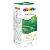 Pediakid - Sirop Toux sèche et grasse goût Citron 125ml