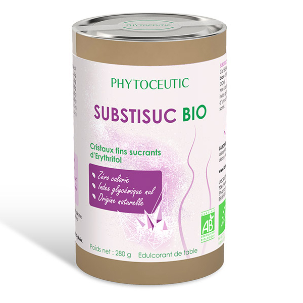 Phytoceutic - Substisuc Bio / Cristaux fins d'Erythritol - 280g