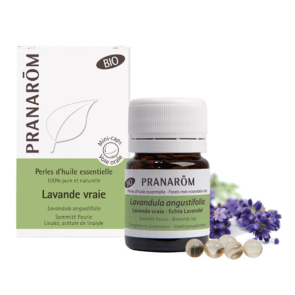 Pranarôm - Huile essentielle de Lavande vraie Sommité fleurie 60 perles