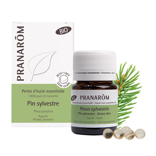 Pranarôm - Huile essentielle de Pin sylvestre Aiguille 60 perles