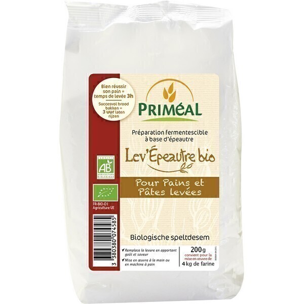Priméal - Préparation fermentescible Lev'Epeautre bio 200g