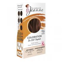 Les couleurs de Jeanne - Coloration 100% végétale - Châtain foncé 2x50g