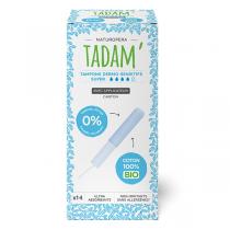 Tadam' - Tampons Dermo-Sensitifs Bio avec Applicateur Super x14