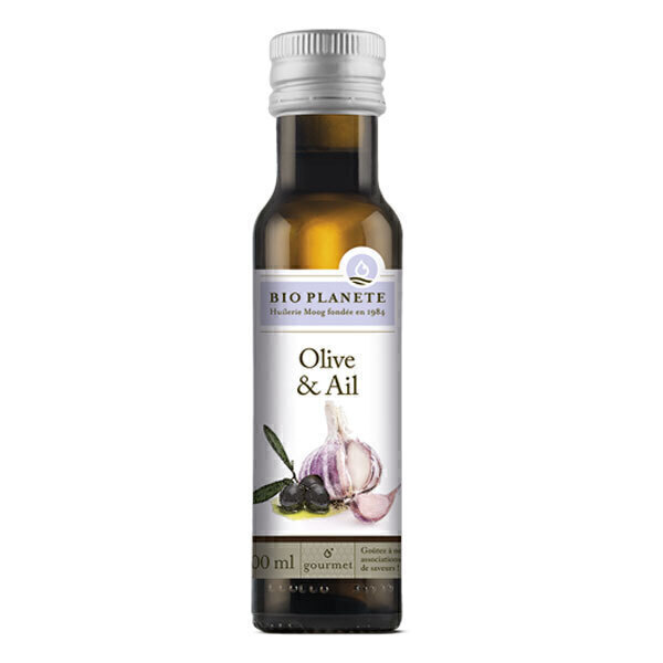 Bio Planète - Huile olive & ail 100ml Bio Planète - Huile olive & ail 100ml