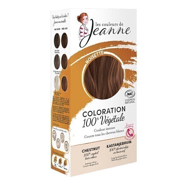 Les couleurs de Jeanne - Coloration 100% végétale - Noisette 2x50g