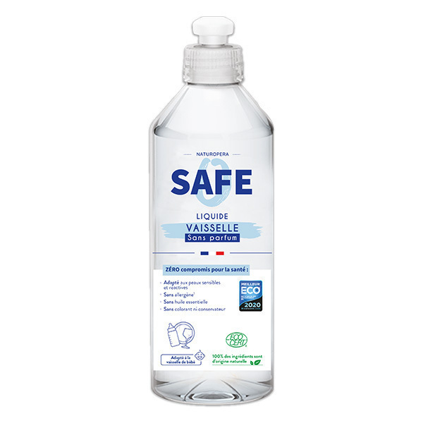 Safe - Liquide vaisselle Sans parfum 1L