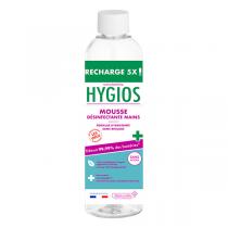 Hygios - Eco-recharge mousse mains désinfectante 250ml