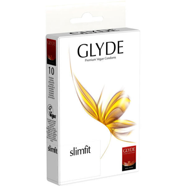 Glyde - Boîte de 10 préservatifs vegan Slimfit