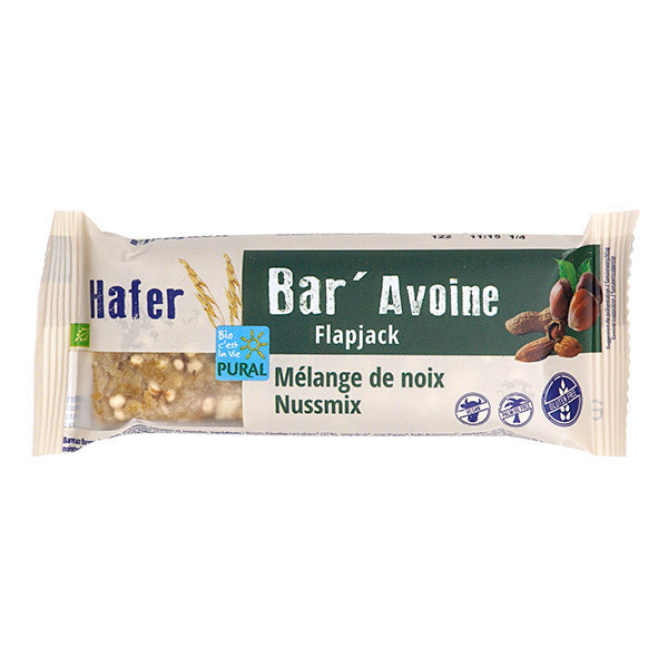 Pural - Bar'avoine mélange de noix sans gluten 50g Pural - Bar'avoine mélange de noix sans gluten 50g