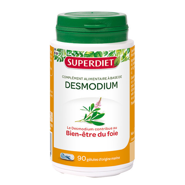 SUPERDIET - Desmodium bien-être du foie 90 gélules