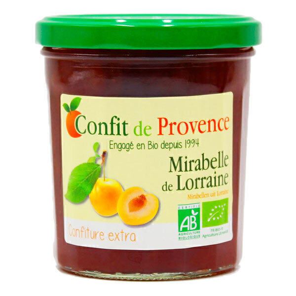 Confit de Provence - Confiture extra de Mirabelle de Lorraine 370g
