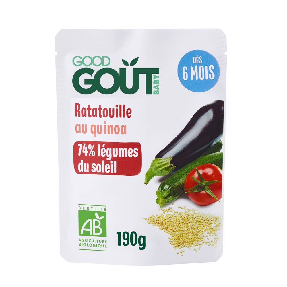 Good Gout - Plat Ratatouille de Quinoa 190g Dès 6 mois