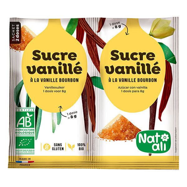 Natali - Sucre Vanillé 2 sachets x 8 grammes