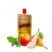 Baouw - Purée poire pomme menthe 63g
