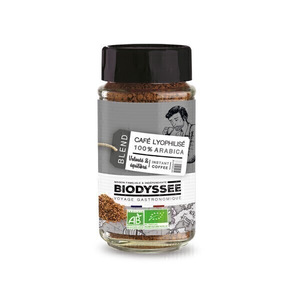 Biodyssée - Café lyophilisé 100% arabica 100g