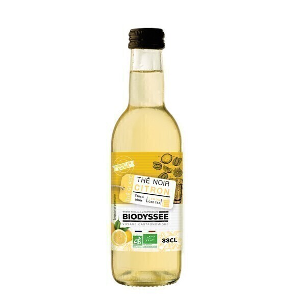 Biodyssée - Thé glacé citron 33cl Biodyssée - Thé glacé citron 33cl