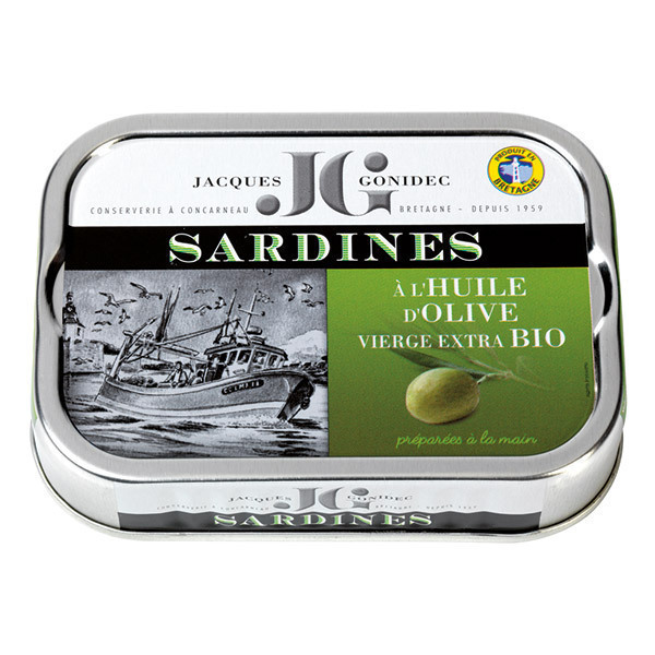 Jacques Gonidec - Sardines à l'huile d'olive 115g