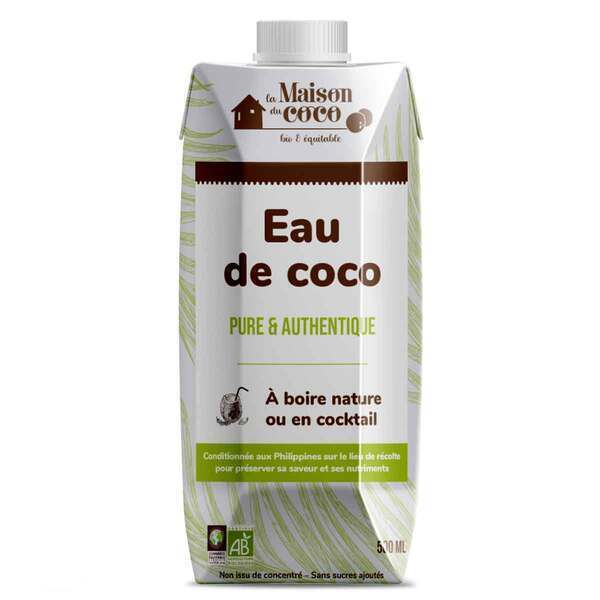La maison du Coco - Eau de coco bio et équitable 50cl