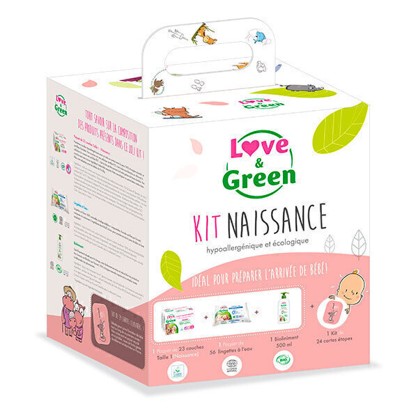 Love & Green - Kit Naissance hypoallergénique et écologique Love & Green - Kit Naissance hypoallergénique et écologique