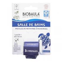 Biobaula - Pastilles de nettoyage écologiques Salle de bain x3