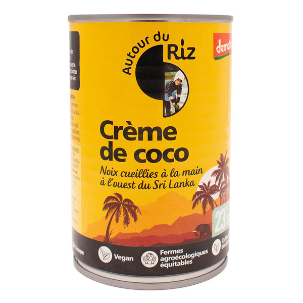 Autour du Riz - Crème de coco équitable et demeter 400ml