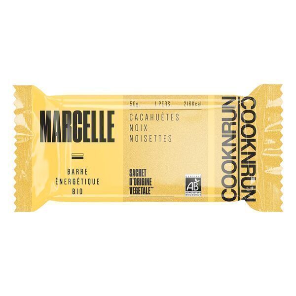 Cook N'Run - Barre énergétique Marcelle noix noisette cacahuète 50g