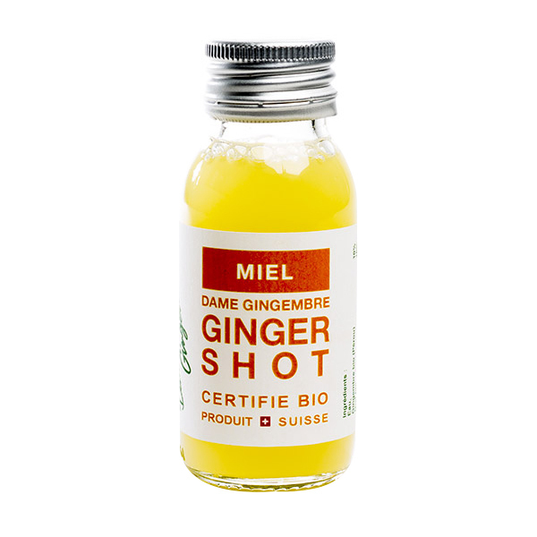 Dame Gingembre - Shot de jus de gingembre et miel bio 60ml Dame Gingembre - Shot de jus de gingembre et miel bio 60ml