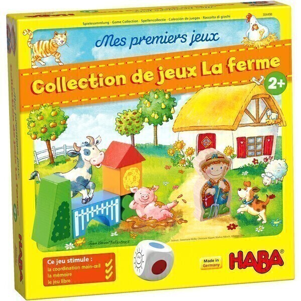 Haba - Mes premiers jeux : Collection de jeux La ferme - Dès 2 ans