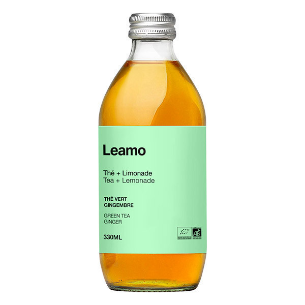 LEAMO - Soda thé vert gingembre bio 33cl LEAMO - Soda thé vert gingembre bio 33cl
