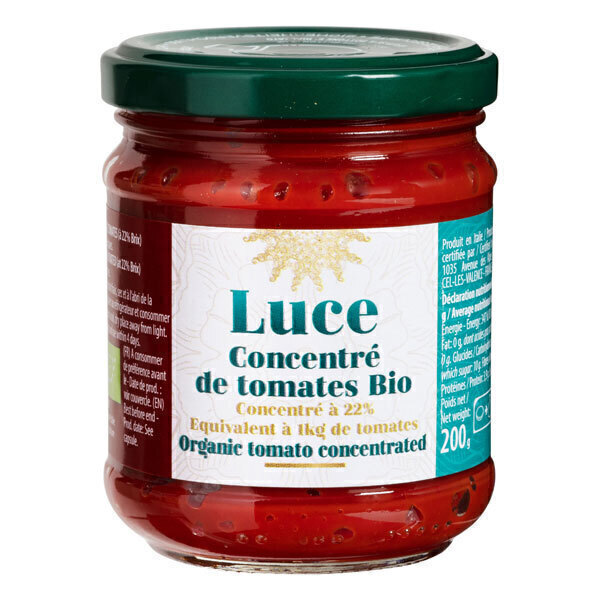 Luce - Concentré de tomates 22% 200g