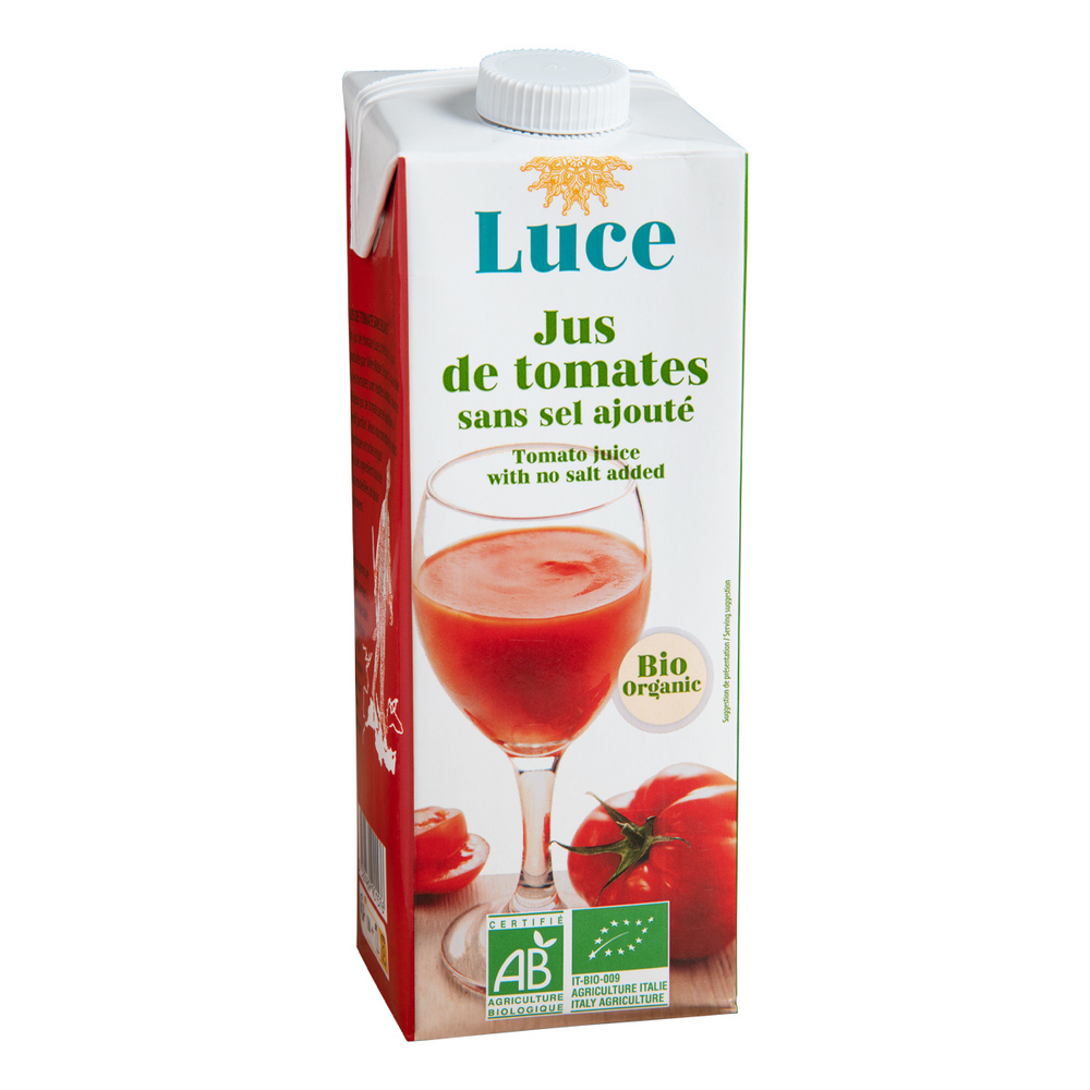 Luce - Jus de tomates sans sel 1L