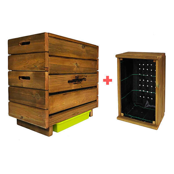 multiHuerto - Pack Lombricomposteur Frutero 2 plateaux + kit d'extension multiHuerto - Pack Lombricomposteur Frutero 2 plateaux + kit d'extension