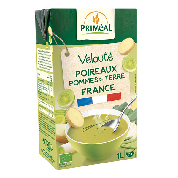 Priméal - Velouté poireaux et pommes de terre 1L Priméal - Velouté poireaux et pommes de terre 1L