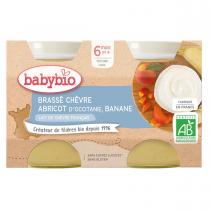 Brasse Au Lait De Chevre Abricot Banane Des 6 Mois 2x130g Babybio