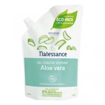 Natessance - Eco-Recharge Gel douche vivifiant Aloe Vera 650ml